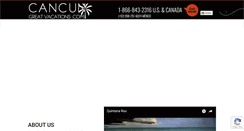 Desktop Screenshot of cancungreatvacations.com